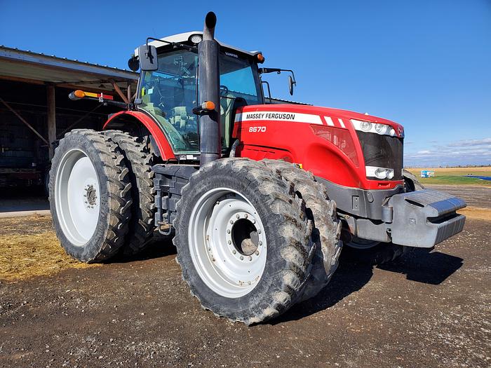Used 2012 Massey Ferguson 8670 Tractor w/ CVT