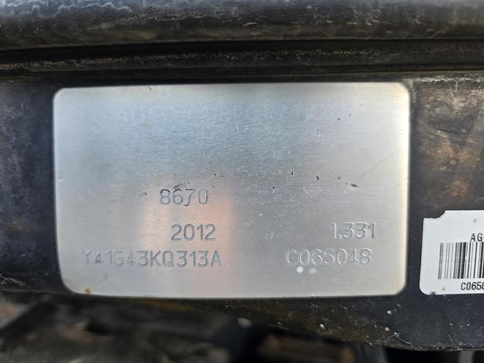 Used 2012 Massey Ferguson 8670 Tractor ** GOING TO AUCTION **