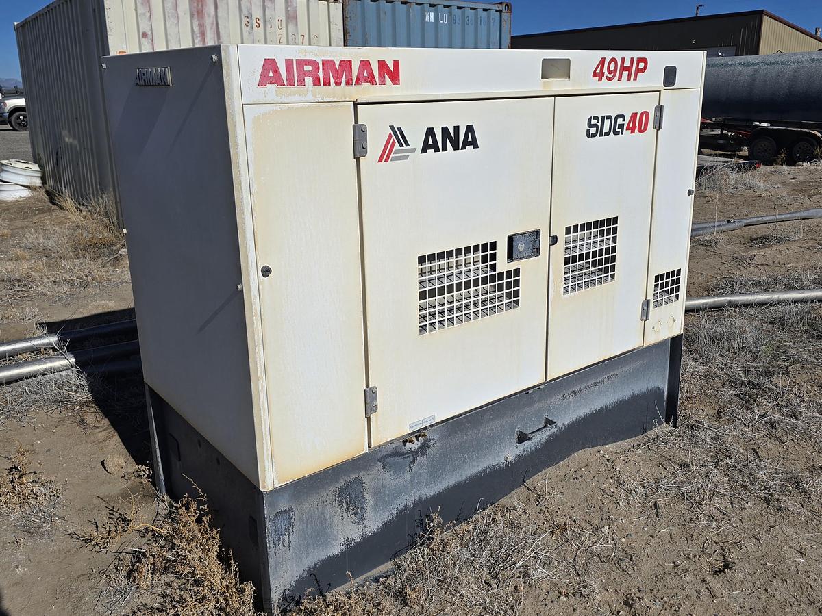 Used 40kw Airman SDG40 Generator Set