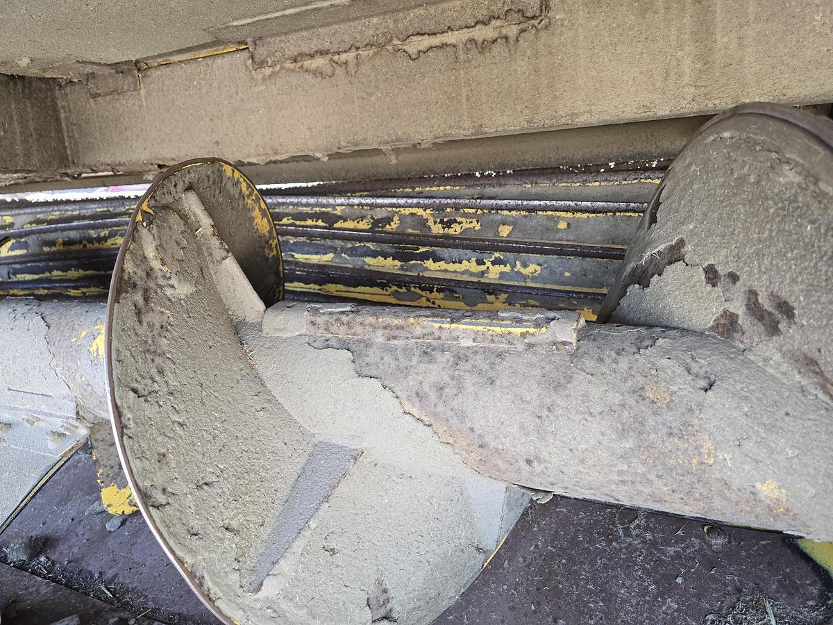 Used 2014 New Holland H8080 Rotary Windrower w/ Newer Header