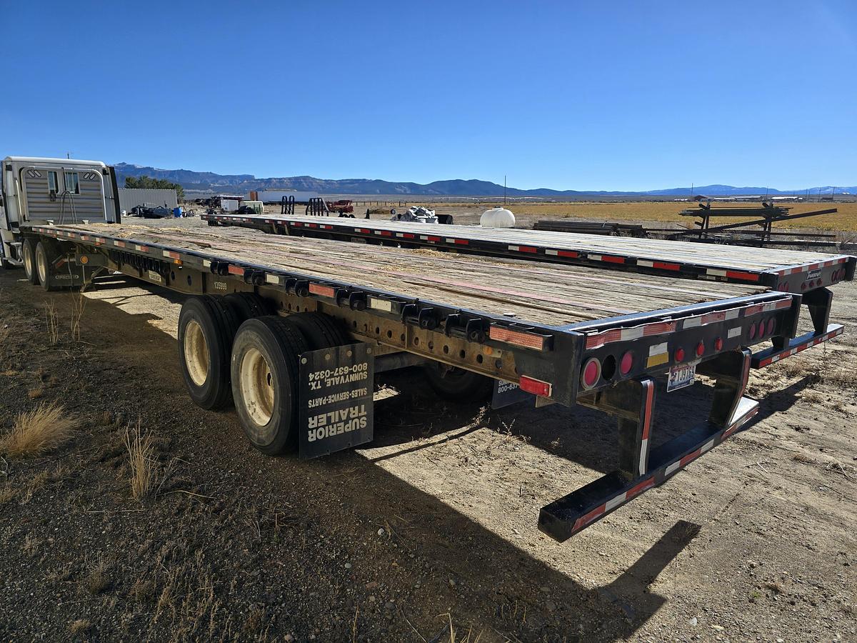 Used 48' Transcraft Flatbed Hay Trailer