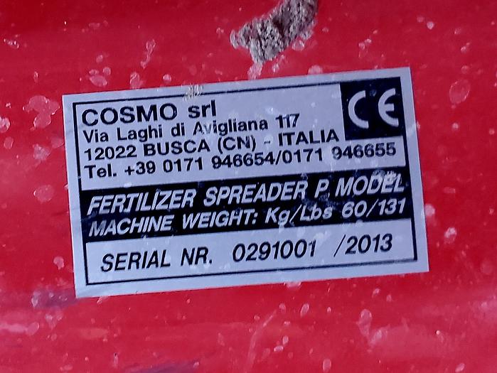 Used 2013 Cosmo P500 3pt Fertilizer Spreader