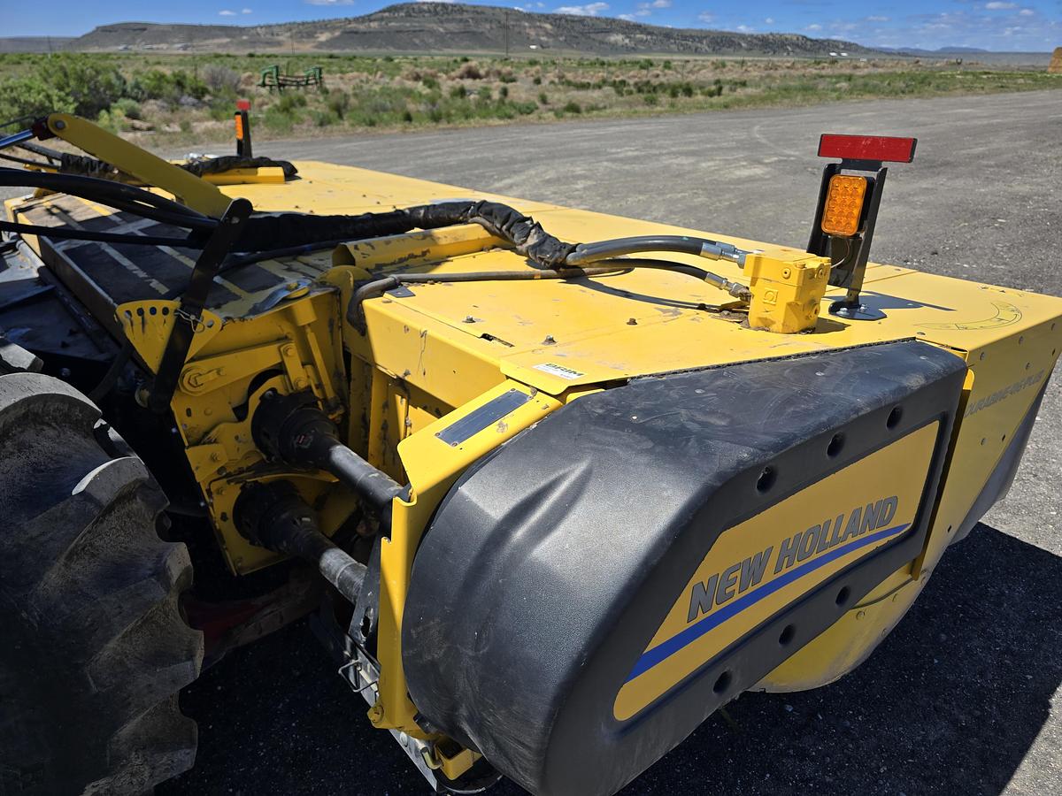 Used ** Going to Auction ** 2014 New Holland H8080 Rotary Windrower w/ Newer Header
