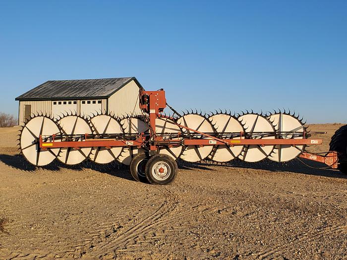 Used Massey 5130 Wheel Rake - same as H&S HDII-17
