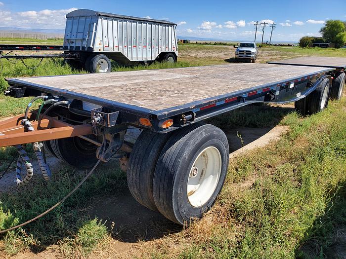 Used 2016 Western Flatbed Triple Trailer Set - 30' + 24' + 24'