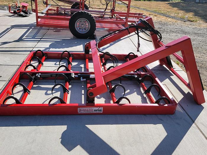 Used 2021 Steffen 5508 Bale Grapple w/ Skid Steer Mount