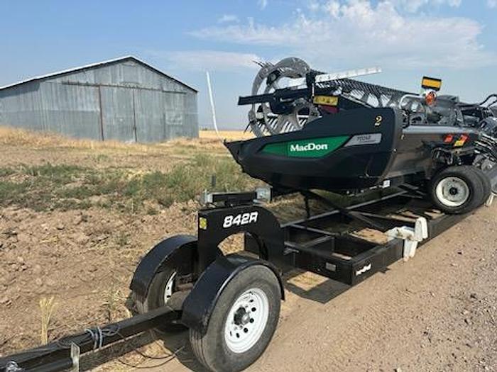 Used 2022 MacDon FD240 Draper Header w/ Cart - 310 hrs