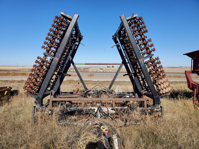 Used 30' Shop Built Roller Harrow
