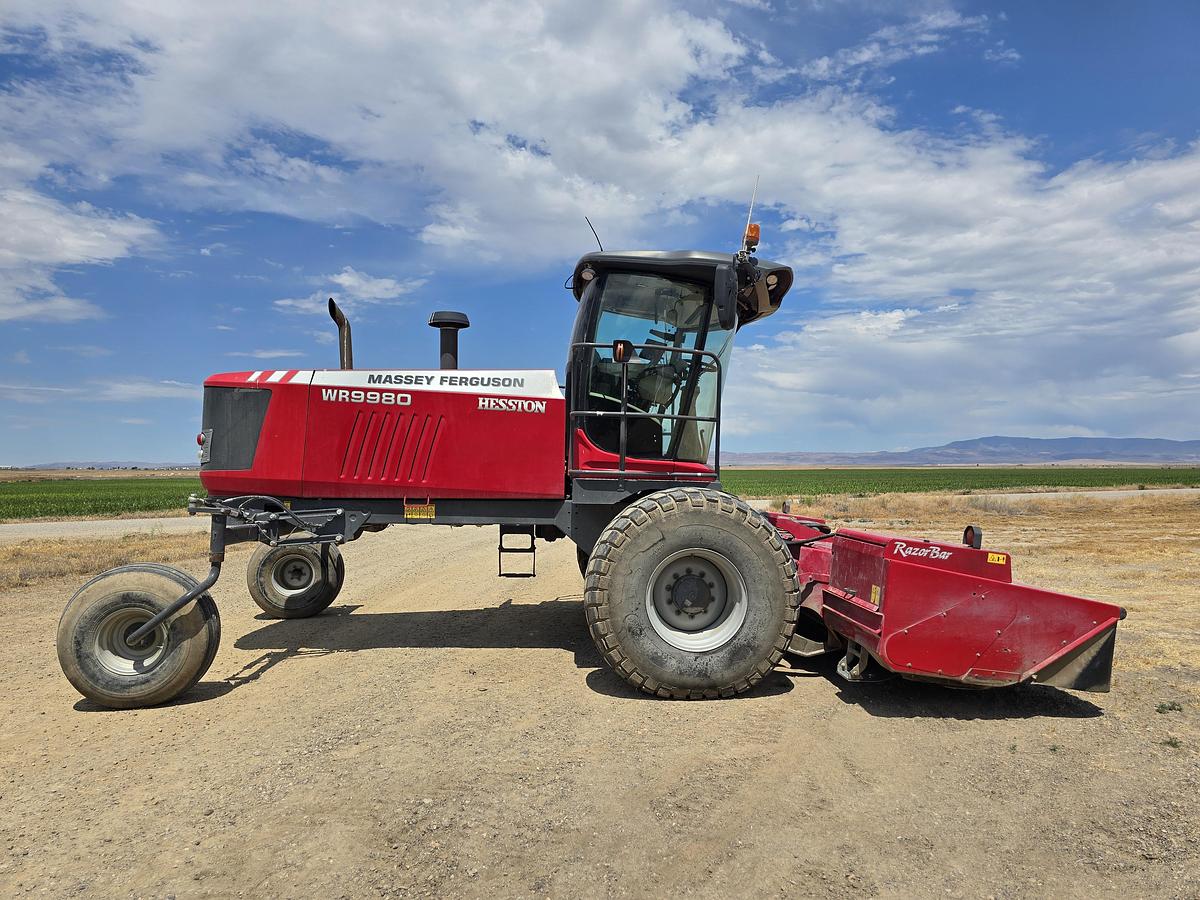 Used 2020 Massey Ferguson WR9980 Windrower w/ 1700 hrs