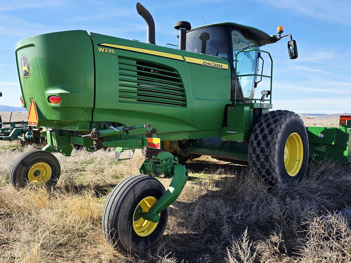 Used 2017 John Deere W235 Windrower w/ 600 hrs