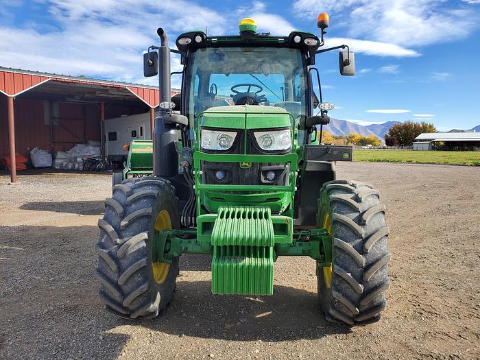 Used 2022 John Deere 6130R Tractor w/ IVT + TLS - 450 hrs