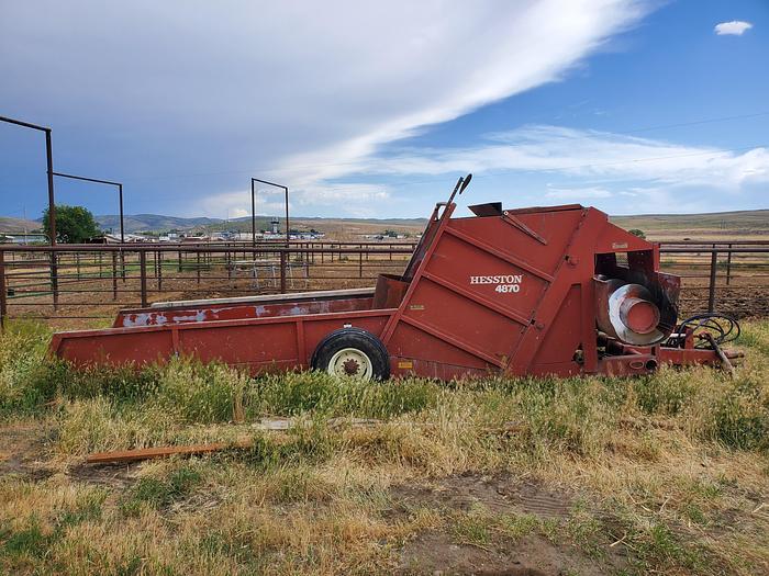 Used Hesston 4870 Bale Feeder / Processor