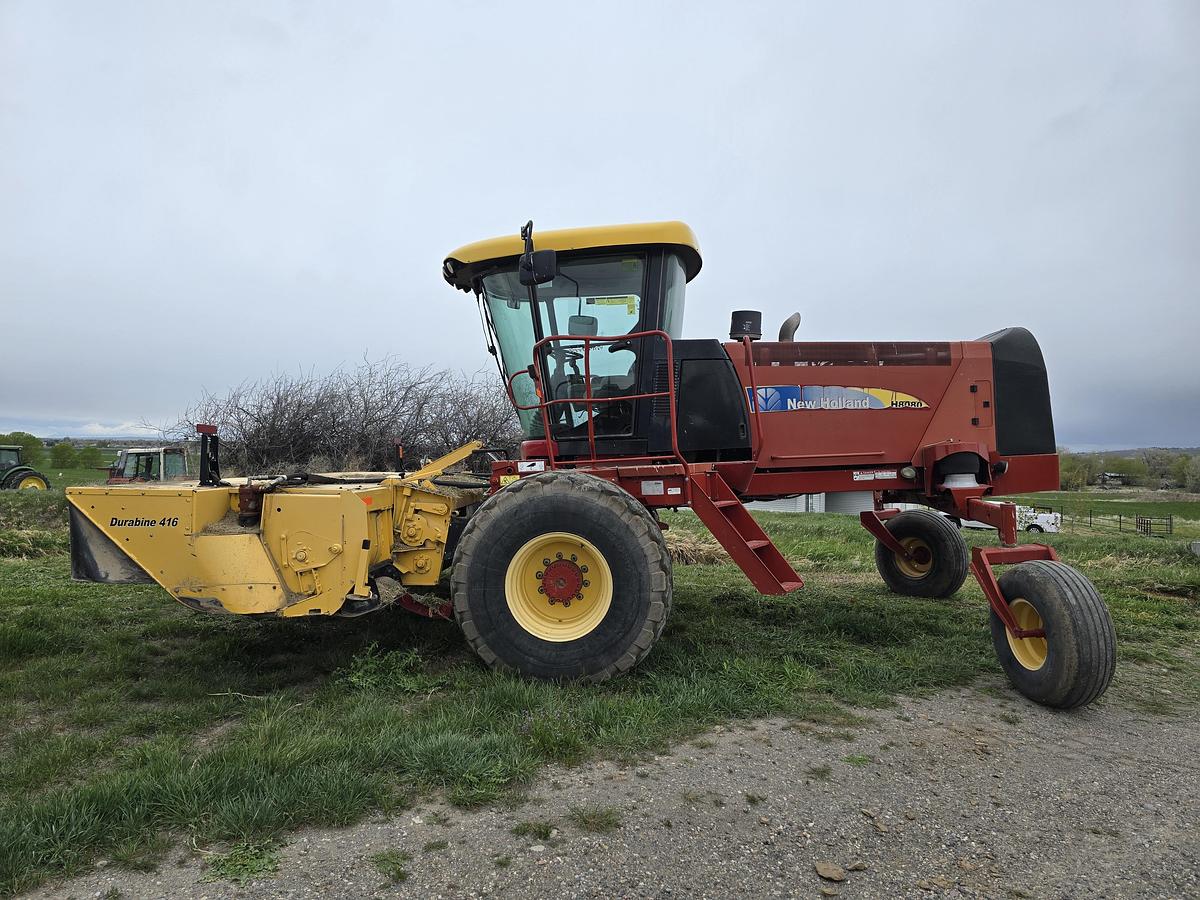 Used 16' New Holland H8080 Rotary Windrower w/ 730 hrs