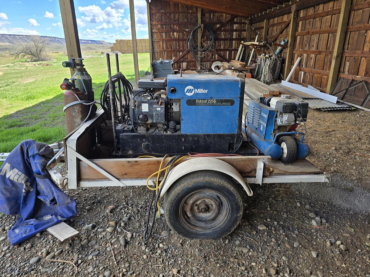 Used Service Trailer - Welder / Torch / Air Compressor