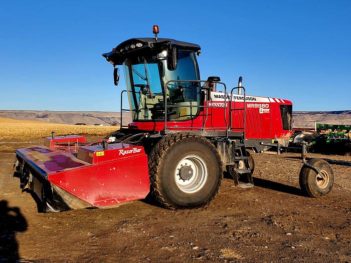 Used 2022 Massey Ferguson WR9980 Windrower w/ 115 hrs