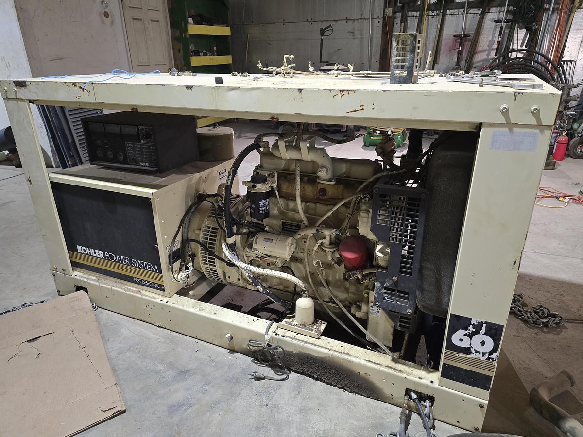 Used Kohler 60KW Generator Set ** Needs Engine Work **