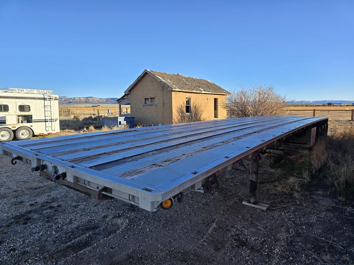 Used 48' Western Flatbed Hay Trailer