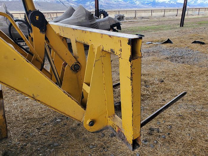 Used 2004 John Deere 410G Backhoe w/ Bale Fork + Bucket