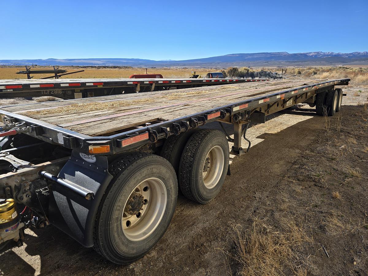 Used 48' Transcraft Flatbed Hay Trailer