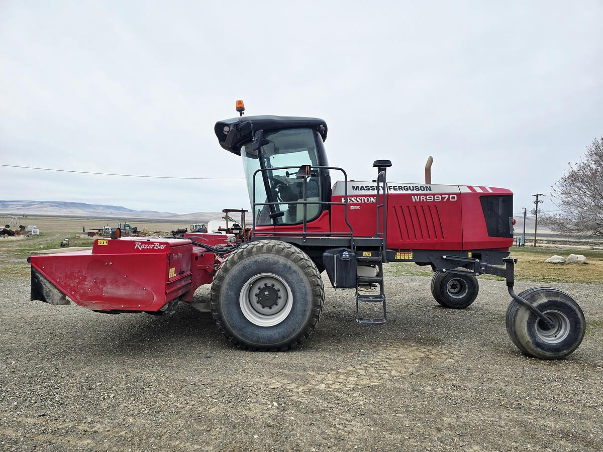 Used 2019 Massey Ferguson WR9970 Windrower w/ 1600 hrs