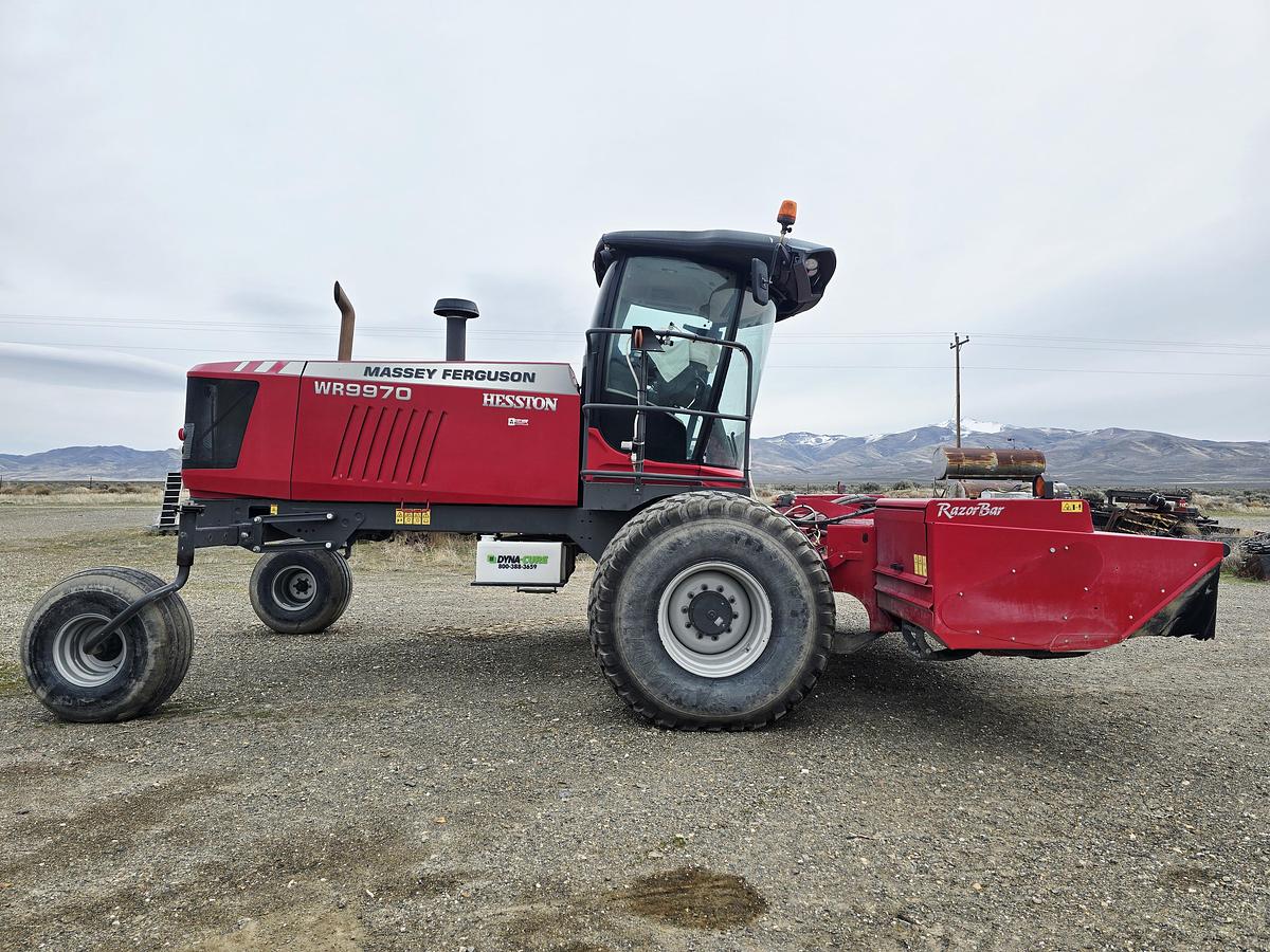 Used 2019 Massey Ferguson WR9970 Windrower w/ 1600 hrs