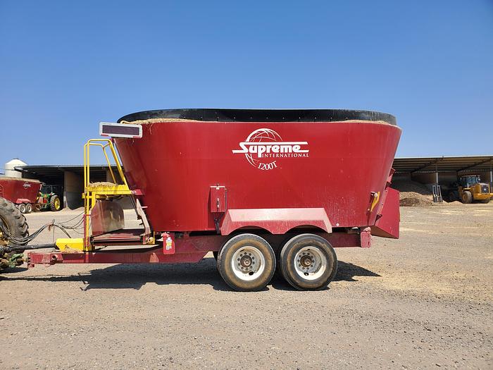 Used 2018 Supreme 1200T Vertical Feed Mixer