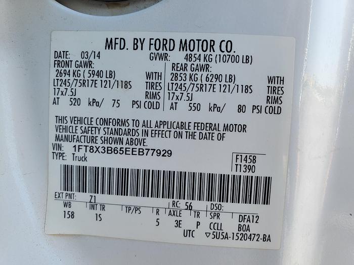 Used 2014 Ford F350 Service Truck