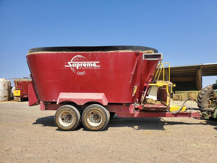 Used 2018 Supreme 1200T Vertical Feed Mixer
