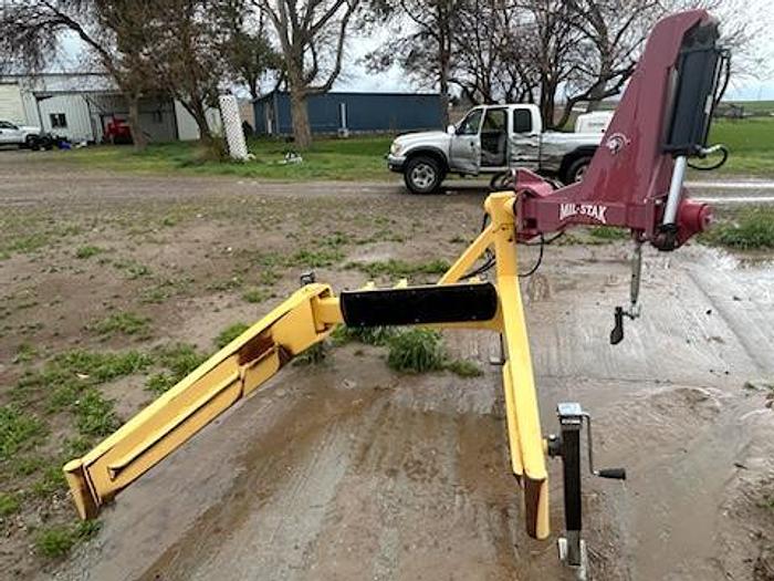 Used Mil-Stak 1030S Big Bale Clamp for NH H9880 - 3x4 bales