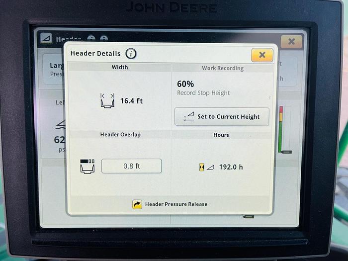 Used 2022 John Deere W235R Windrower w/ 268 hrs ** Owner Operator Retired **