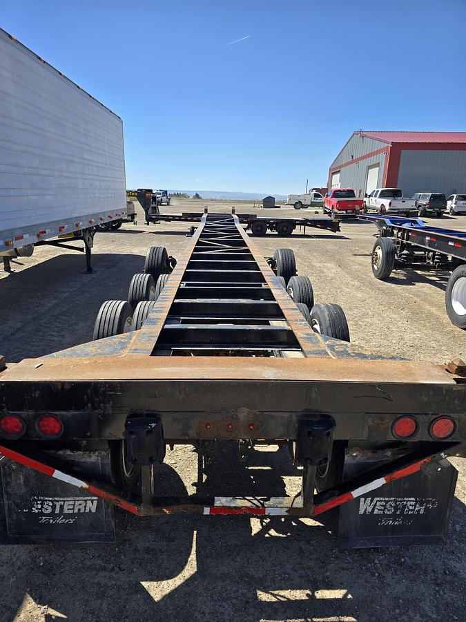 Used 40' Pratt Container / Chassis Trailer - 4 Axle