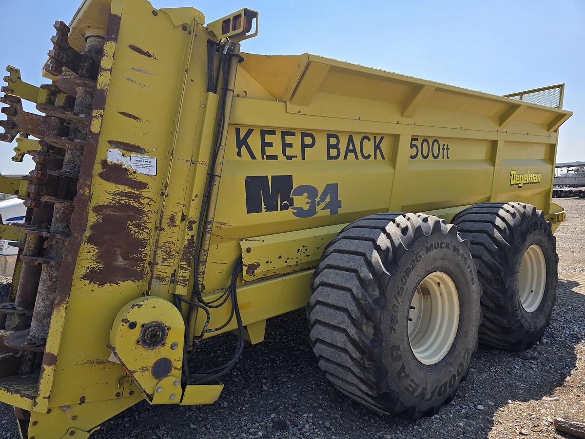 Used Degelman M34 Manure Spreader