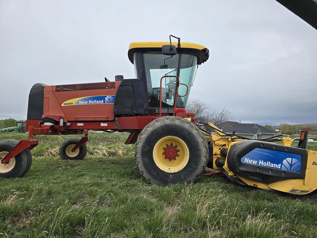 Used 16' New Holland H8080 Rotary Windrower w/ 730 hrs