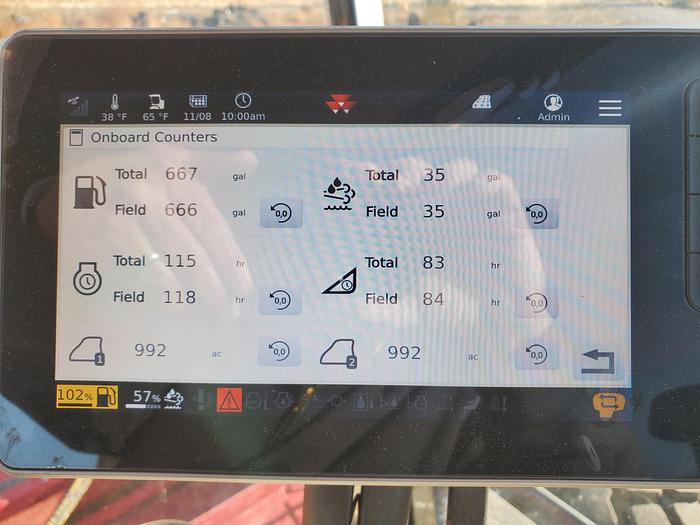 Used 2022 Massey Ferguson WR9980 Windrower w/ 115 hrs