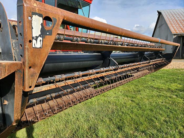 Used MacDon 7000 Windrower w/ 14' Grass Seed Header