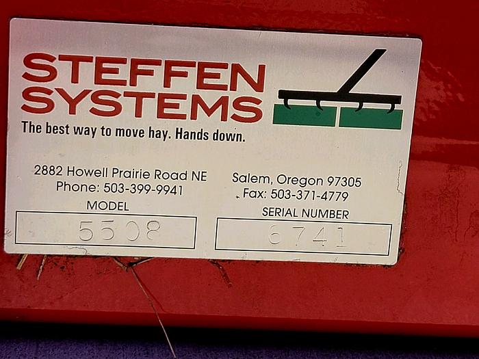 Used 2021 Steffen 5508 Bale Grapple w/ Forklift Mount