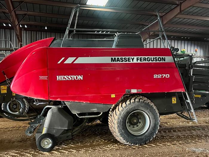 Used 2015 Massey 2270 Baler + Staheli West 6210 Steamer