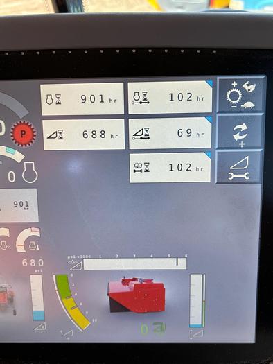 Used Massey Ferguson WR9980 Windrower w/ 900 eng hrs