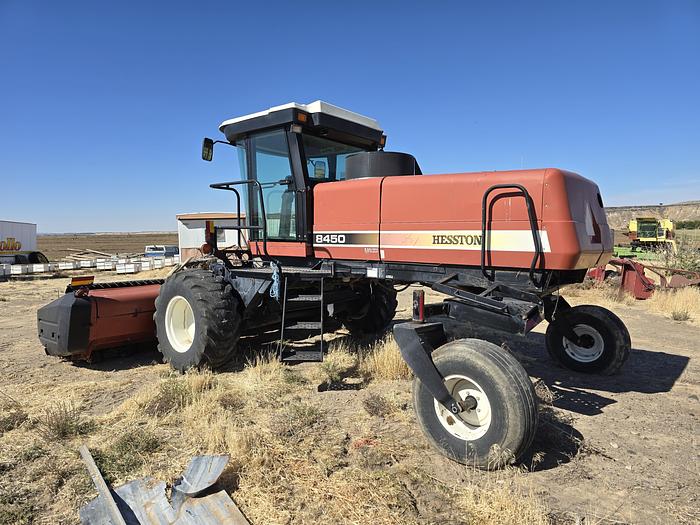 Used 16' Hesston 8450 Windrower