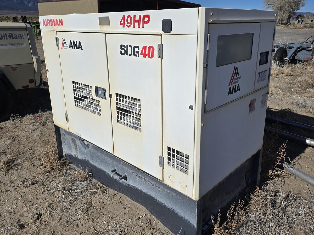 Used 40kw Airman SDG40 Generator Set