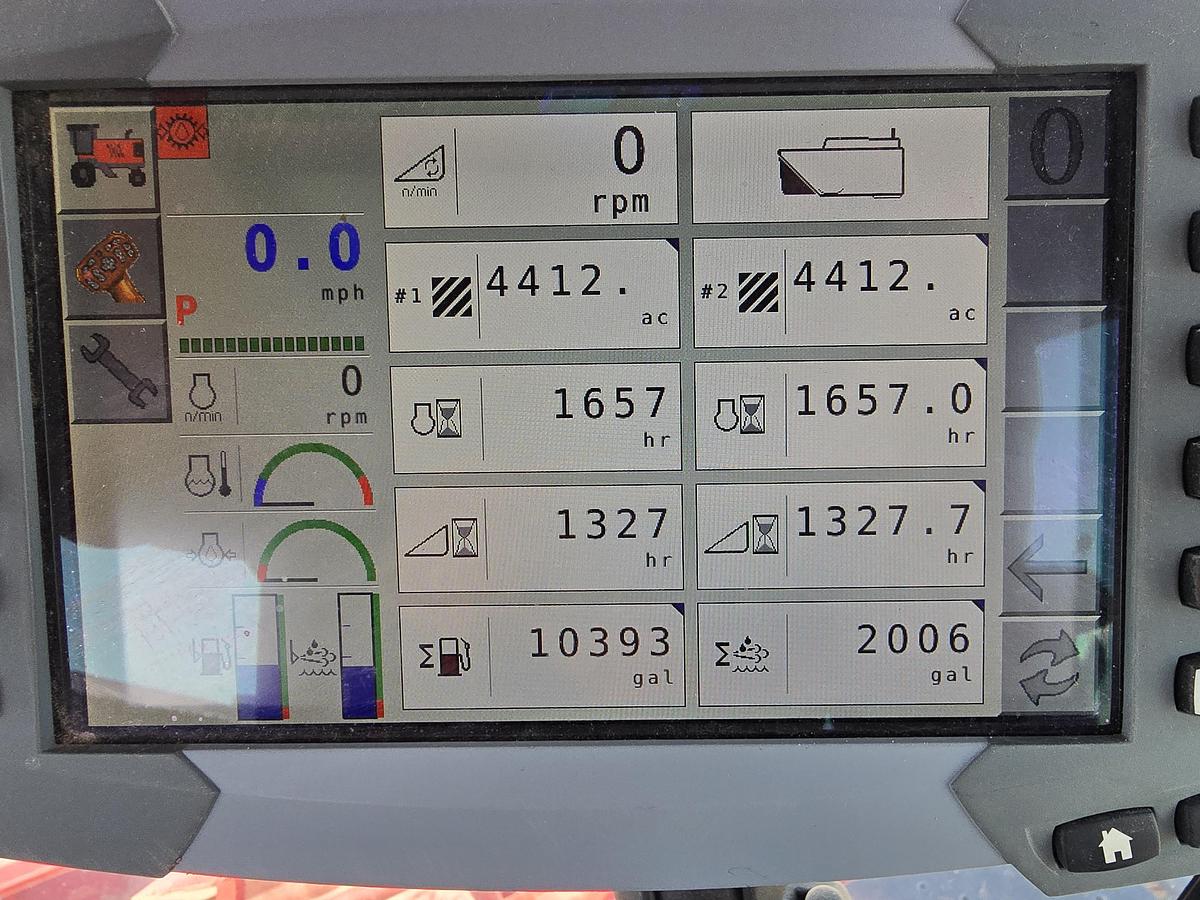 Used 2015 Massey Ferguson WR9870 Rotary Windrower w/ 1600 hrs