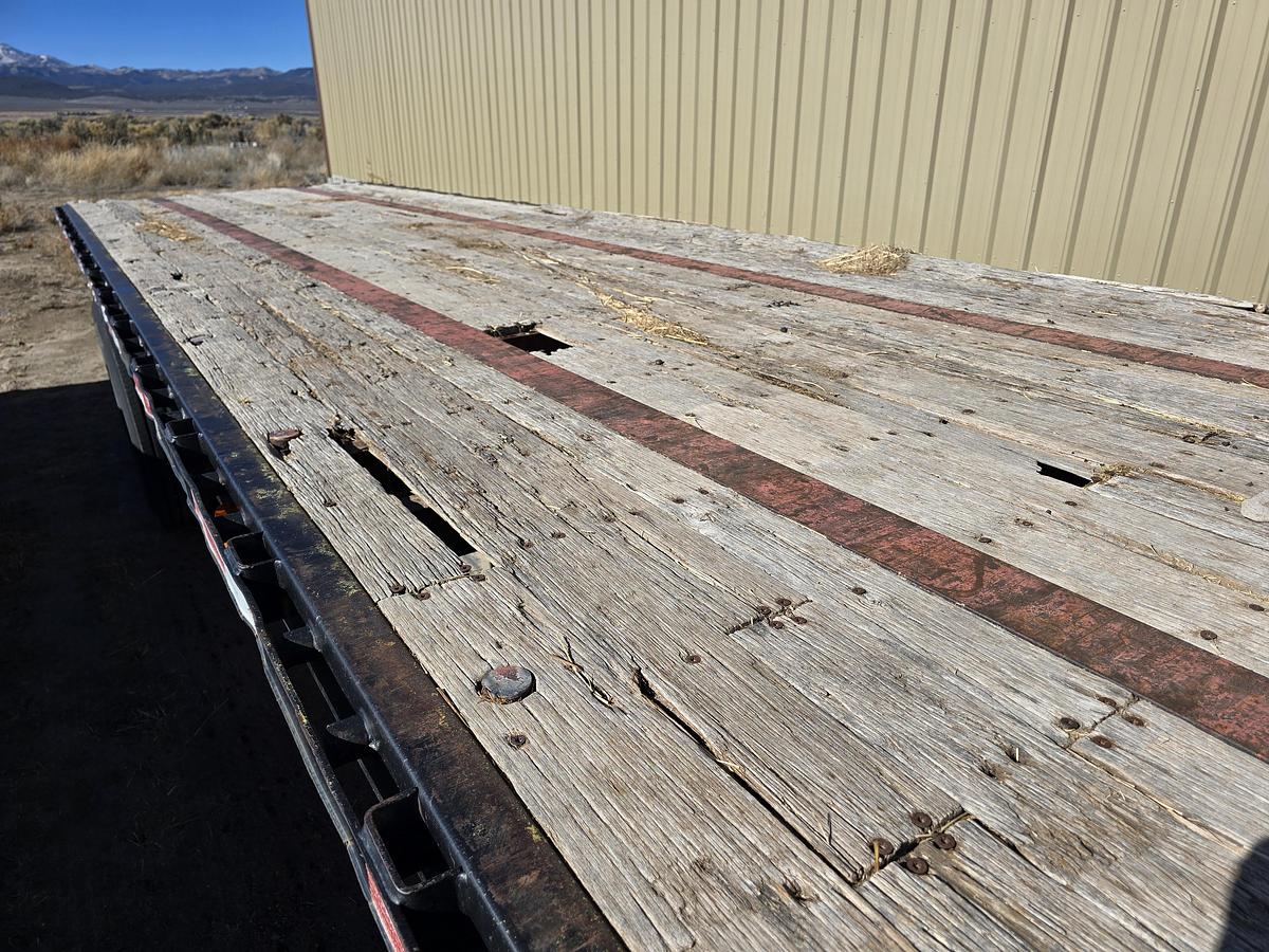 Used 48' Transcraft Flatbed Hay Trailer