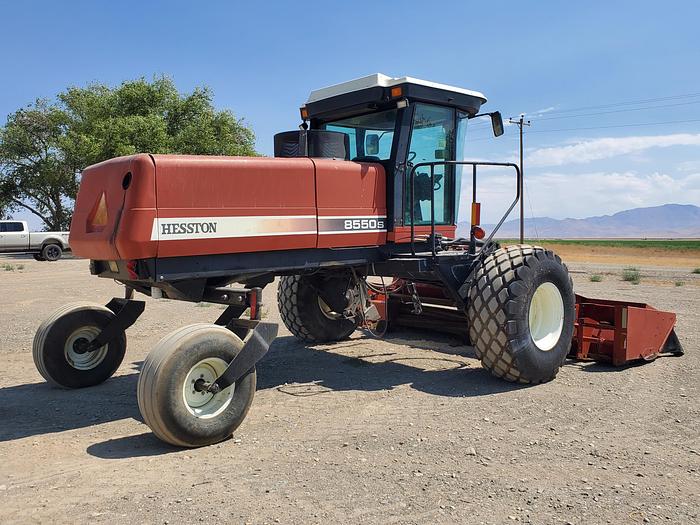Used 2003 Hesston 8550S Rotary Windrower w/ 3300 hrs