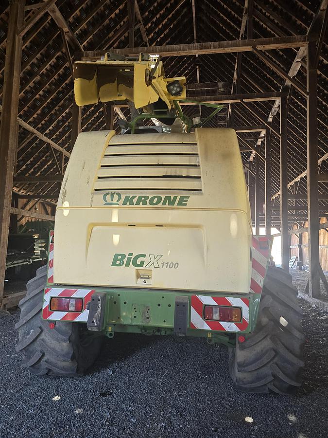Used 2012 Krone Big X 1100 Forage Harvester + Headers