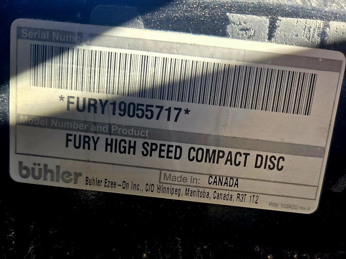 Used 2018 25' Versatile Fury HS250 High Speed Disk
