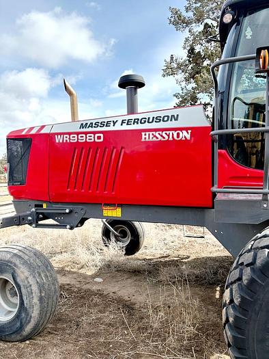 Used Massey Ferguson WR9980 Windrower w/ 900 eng hrs