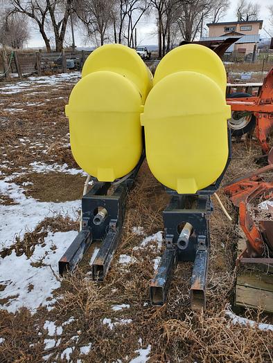 Used Demco 200 Gallon Saddle Tanks for JD 7800 Tractor