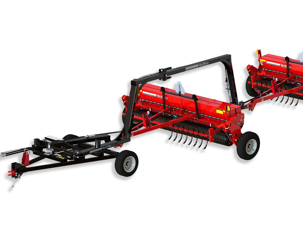 Used 24' Brillion SS112 Seeders w/ Hitch Caddy