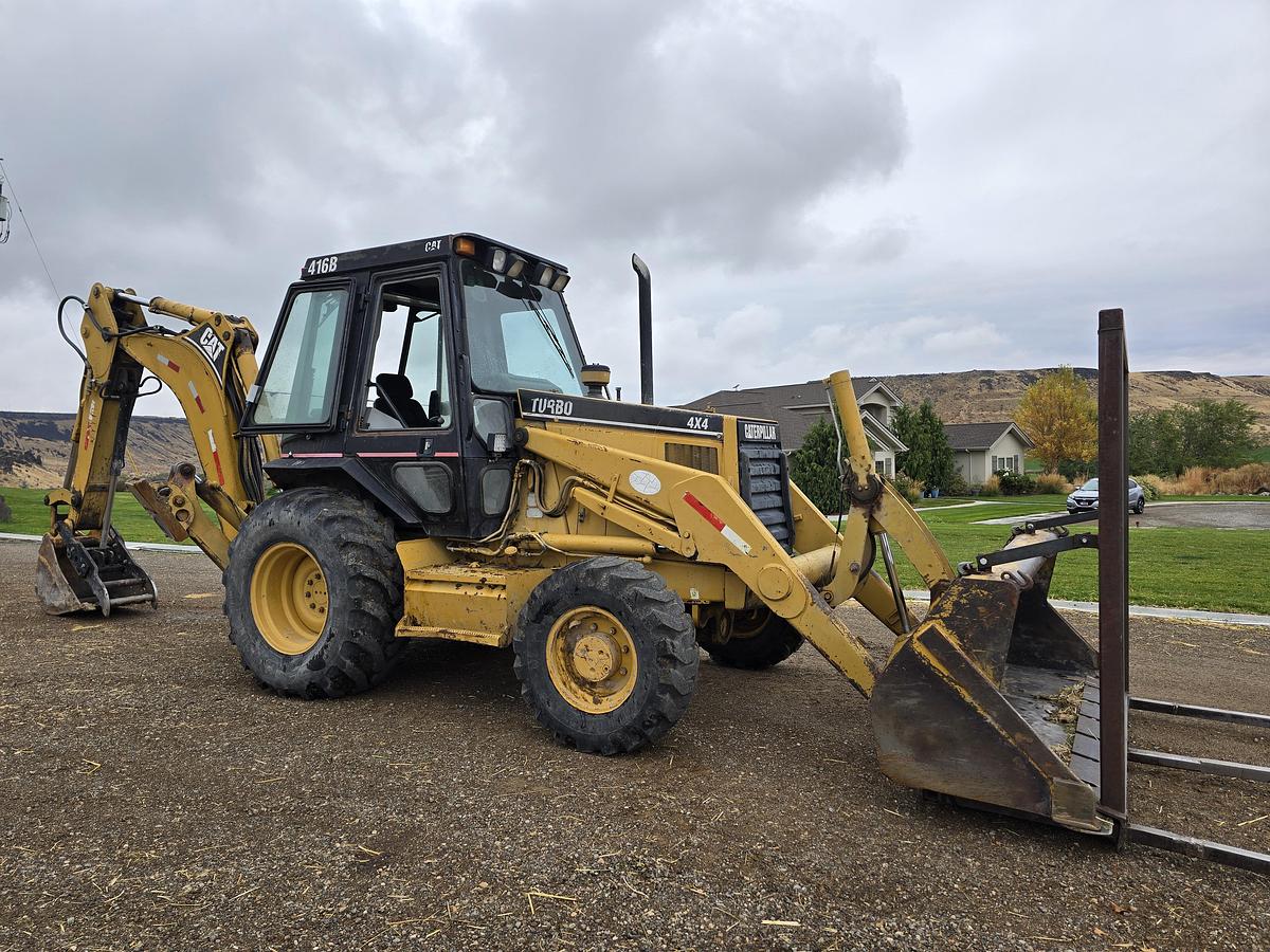 Used 1992 Caterpillar 416B Backhoe w/ Thumb