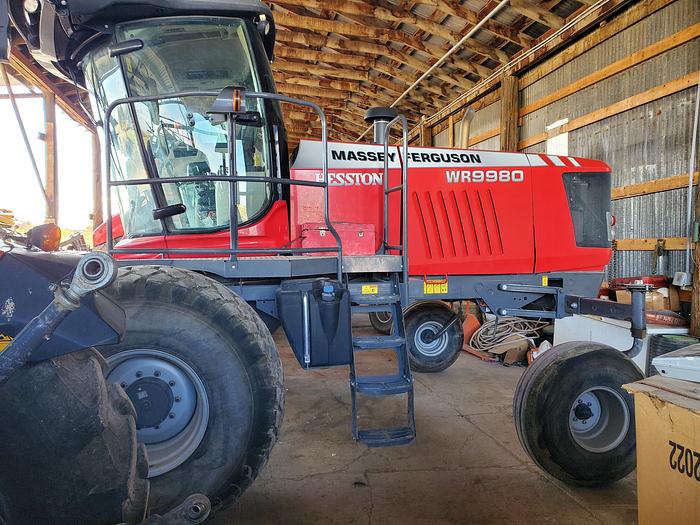 Used 2020 Massey Ferguson WR9980 Windrower w/ 1800 hrs